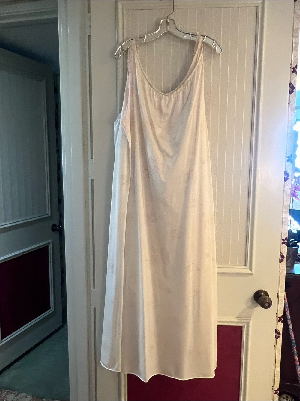 Dior Ivory Satin Slip Chemise